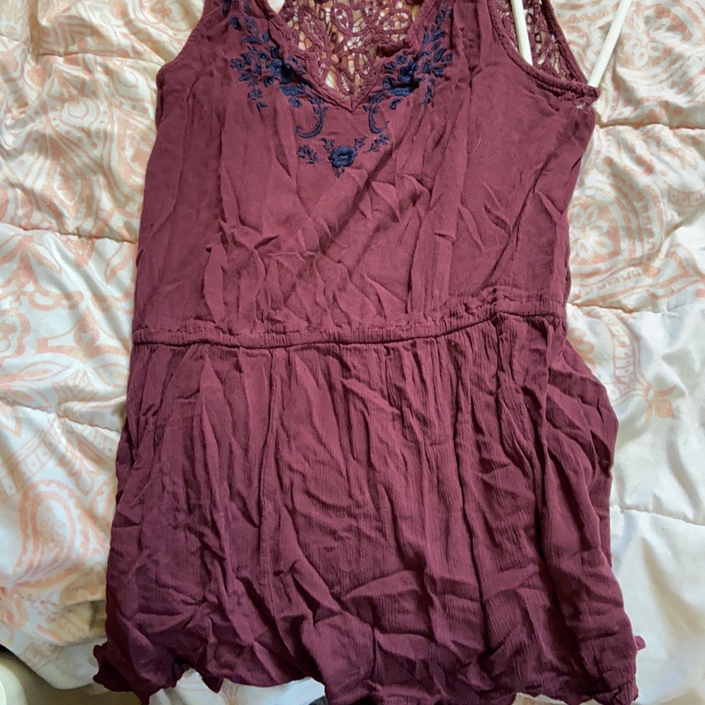 Maroon Romper - image 2